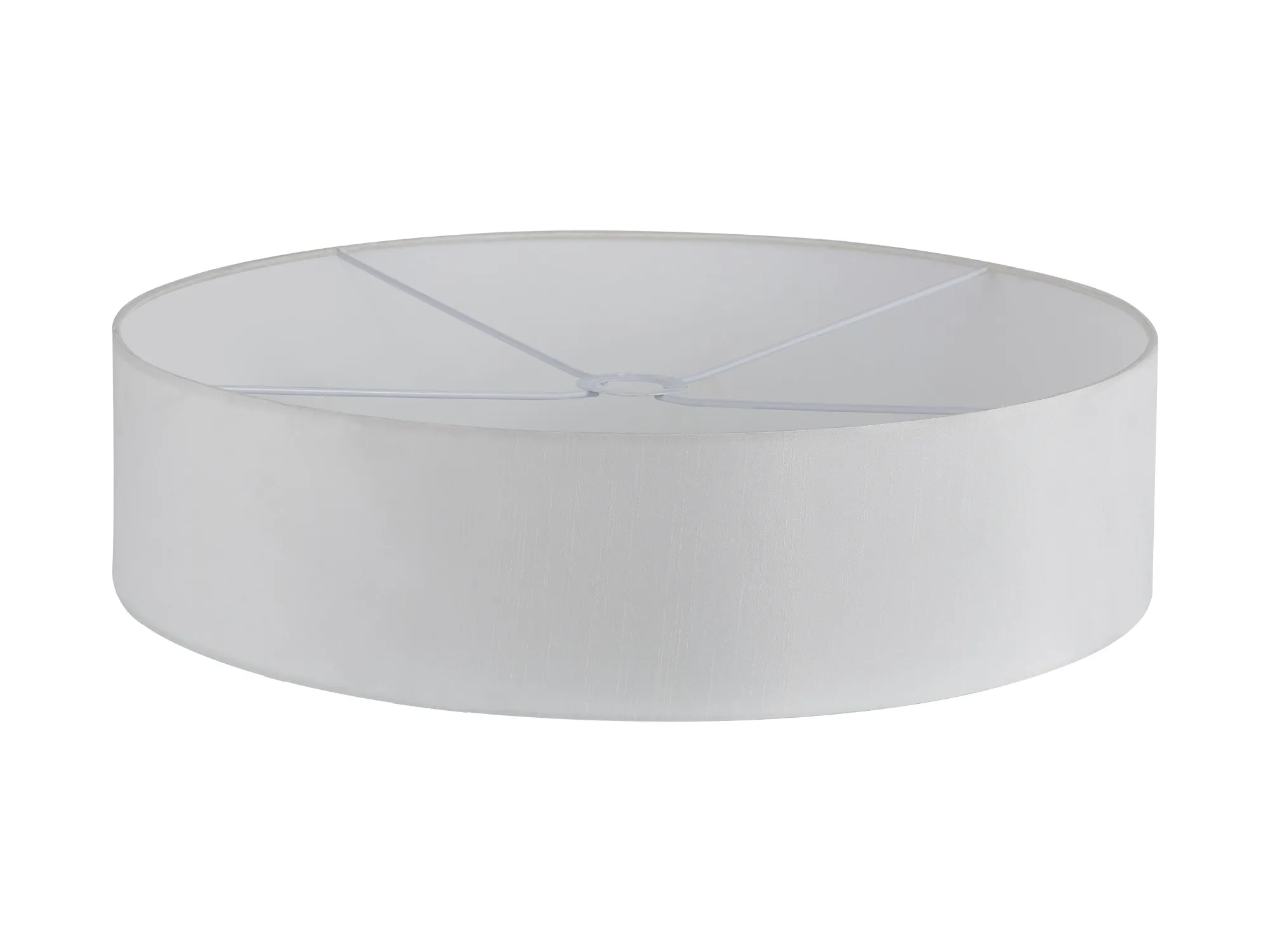 Serena 60cm Faux Silk Fabric Shade White